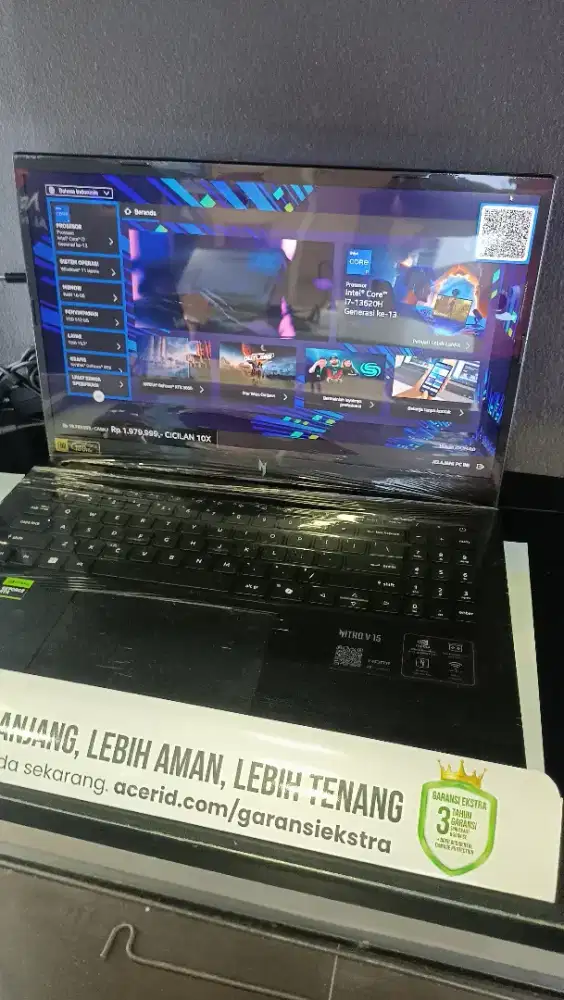 LAPTOP ACER NITRO V15 CORE I7 DENGAN CICILAN 0% HOME CREDIT