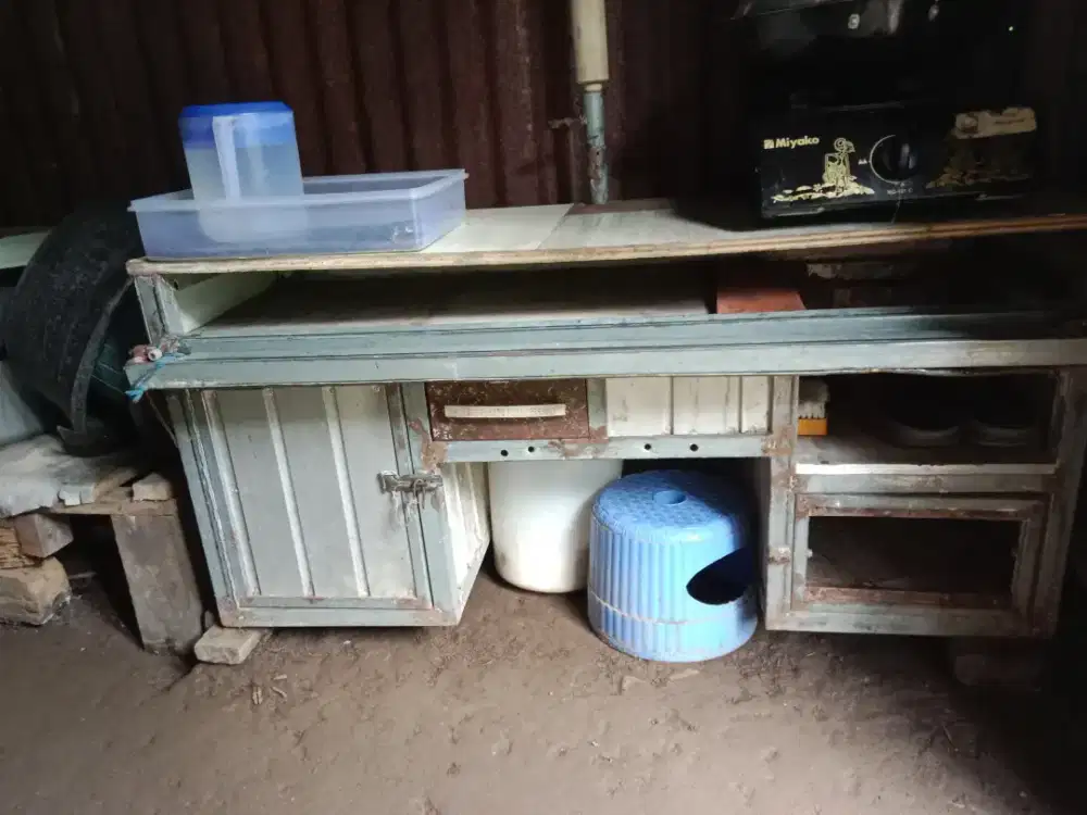 Rombong motor full besi plus rangka gerobak