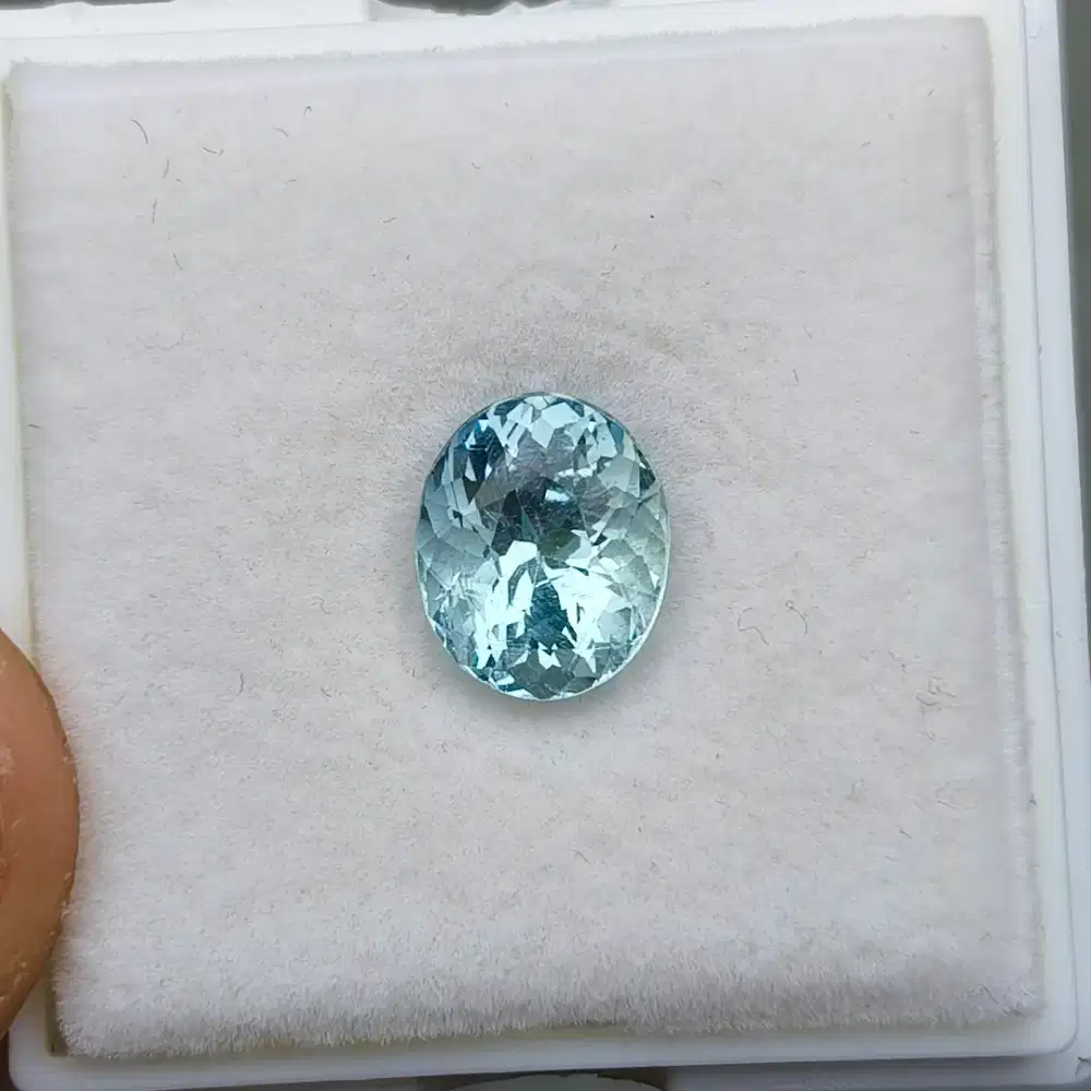 Aquamarine  3.96ct NTE Brazil SKYLAB
