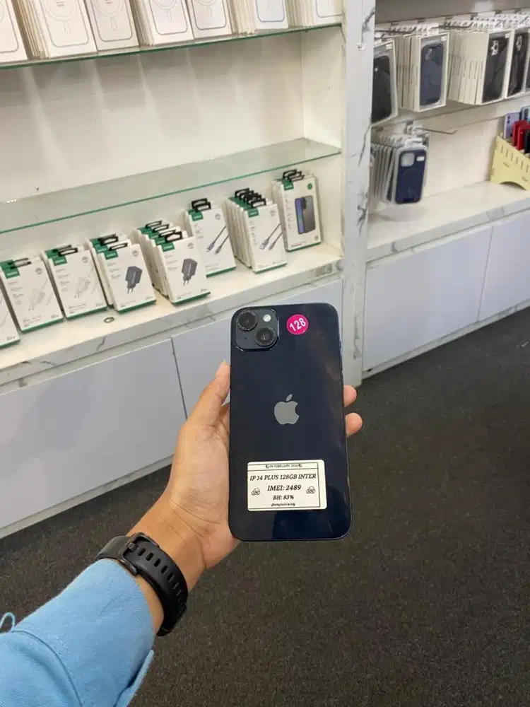 IPHONE 14 PLUS 128 GB FULLSET NOMINUS MENERIMA TT/KREDIT