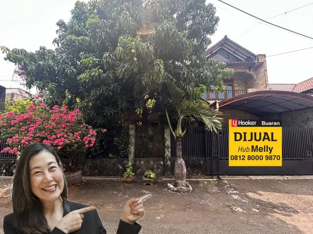 Rumah Asri dan Nyaman Komplek Pondok Bambu Jakarta Timur