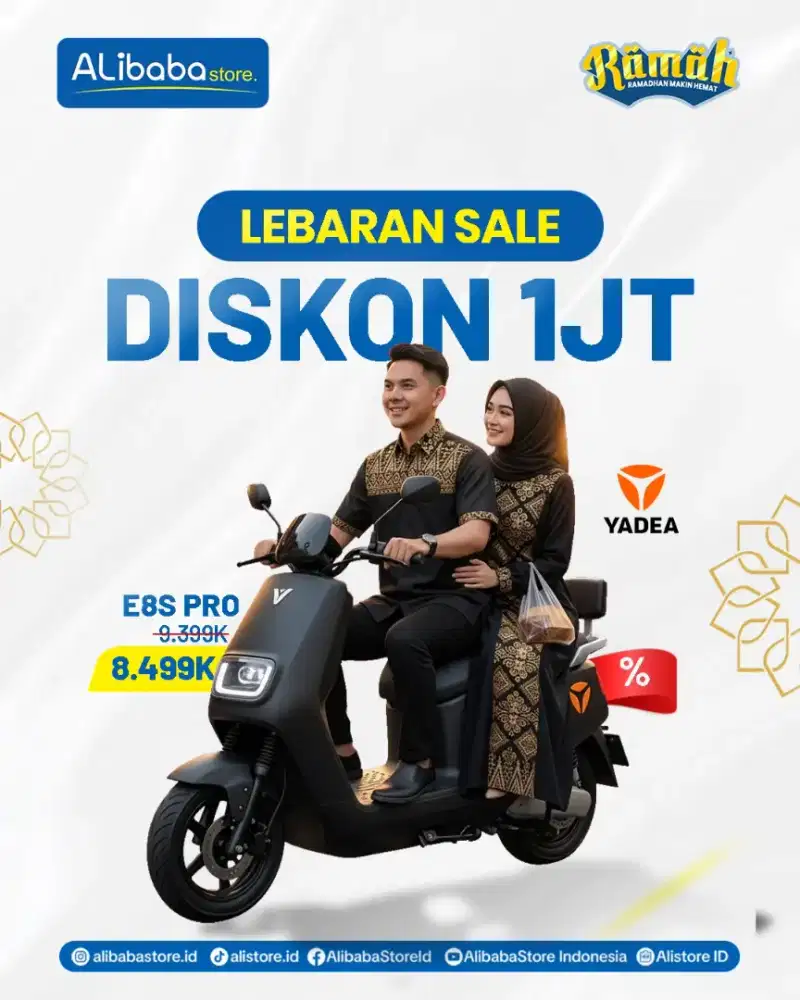 SEPEDA LISTRIK YADEA E8S PRO