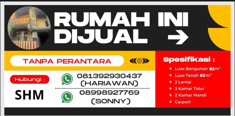 Dijual rumah boleh di nego