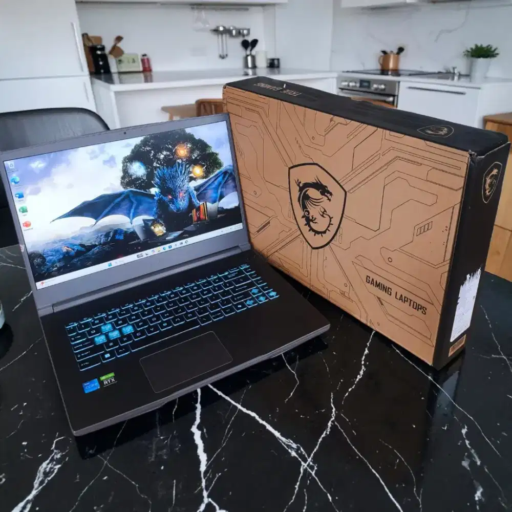 MSI MULUS LIKE NEW FULLSET BOX GEN 12 [RAM 16GB SSD 512GB RTX 2050]