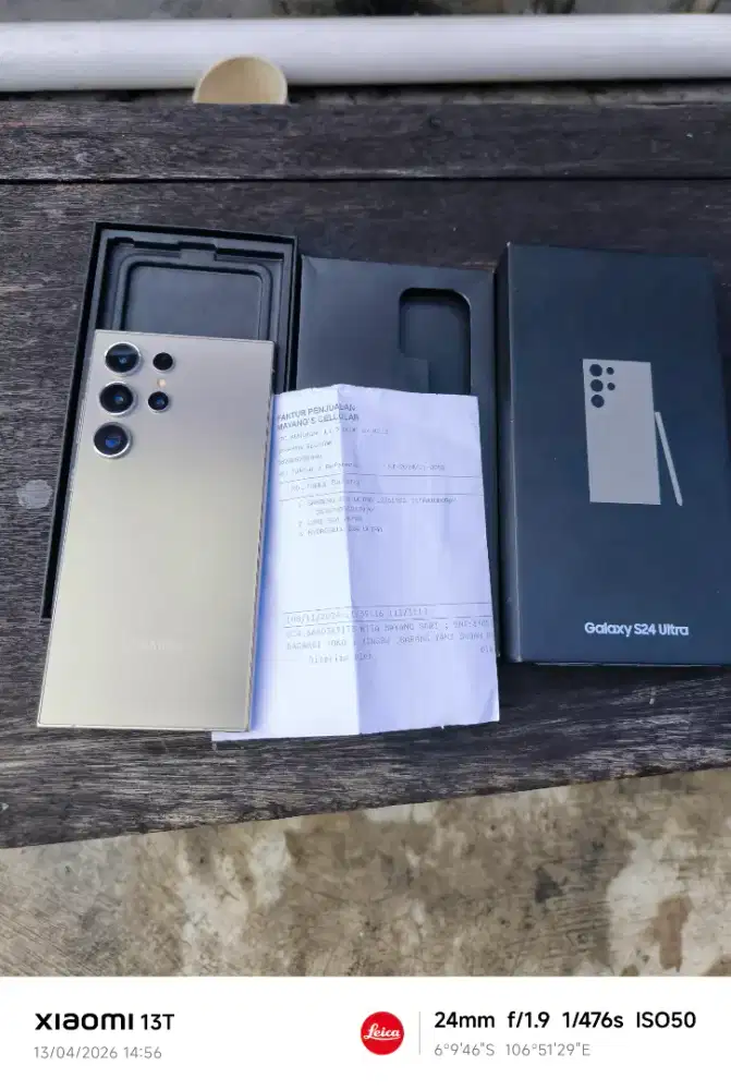 SAMSUNG S24 ULTRA RAM 12/512GB RESMI SEIN
 FULL ORI  SAMPE NOTA