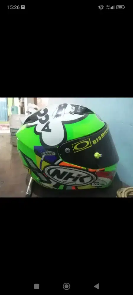 Di jual helm full face NHK GP Pro type Racing