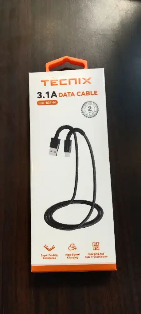 Tecnix CBL-831-M Kabel Data Charger Fast Charging 3.1A