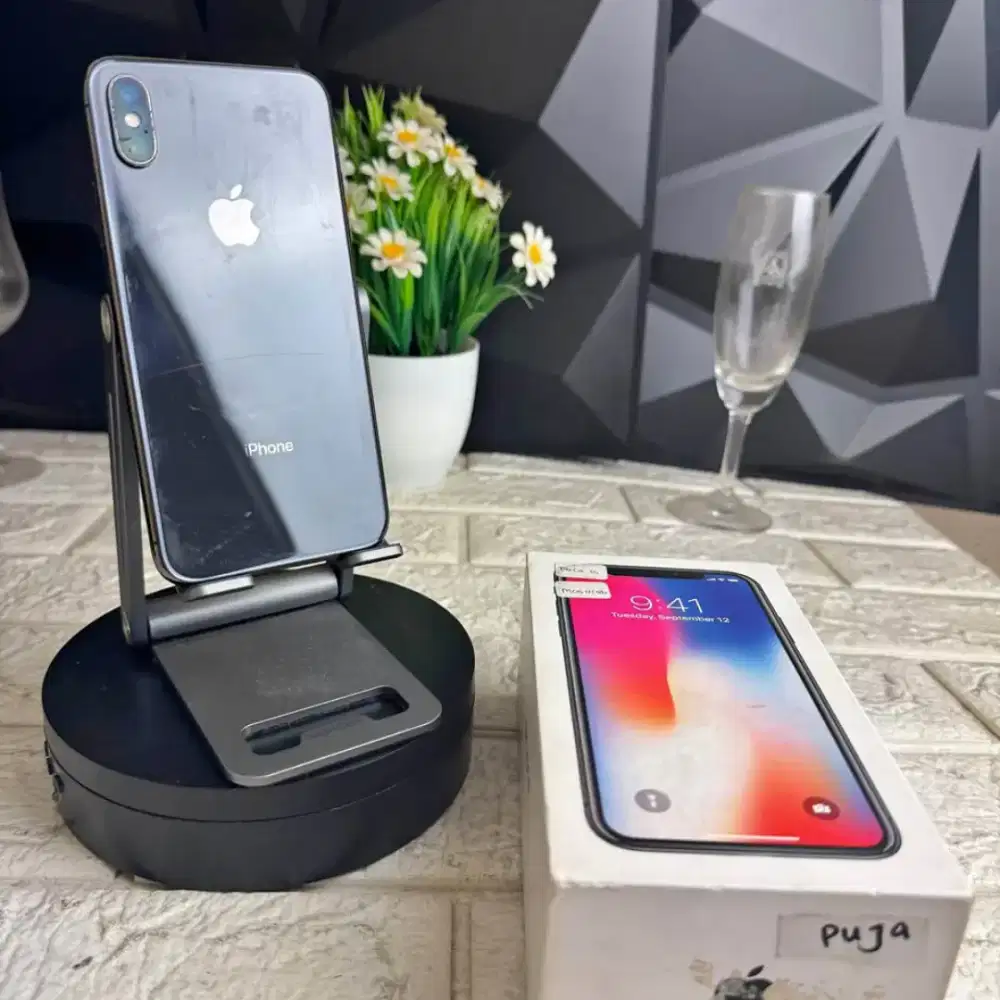 iPhone X 256GB Garansi Ex Inter Regis Minus Face ID Off BH 100%