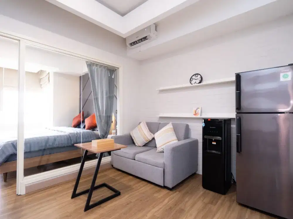 Sewa Apartemen Skandinavia Fully Furnished Lt 16 di Kota Tangerang Samping Tangcity Mall