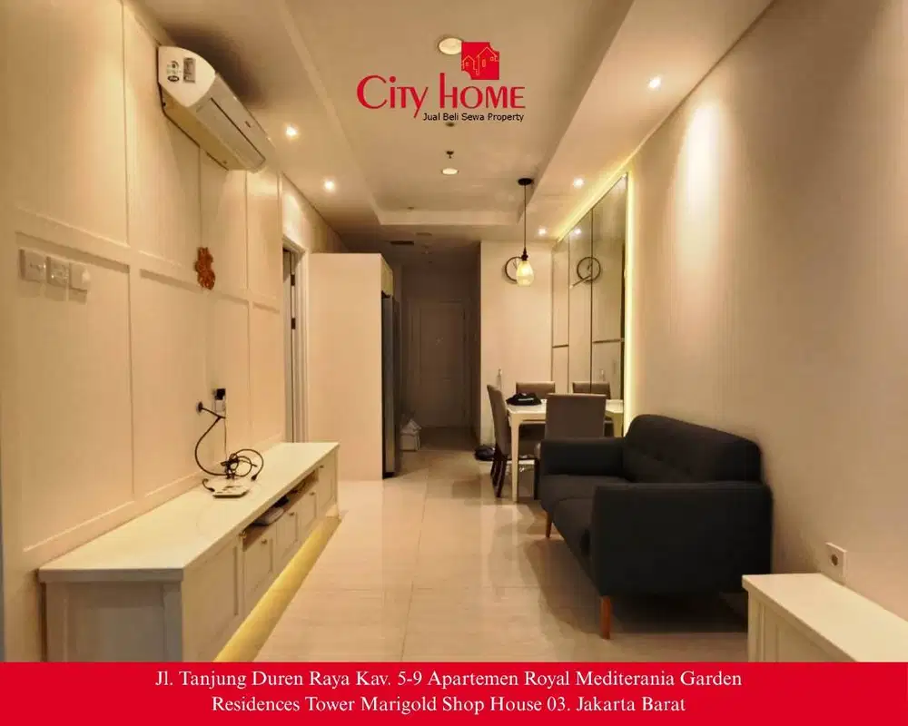 Disewakan Unit Premium Grand Madison 2+1BR Jakarta Barat Siap Huni