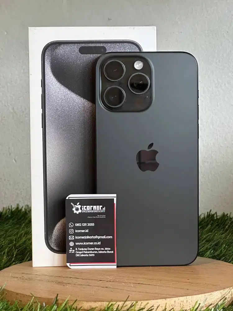 Apple iPhone 15 Pro Max - Ex iBox | Fullset | Garansi |Second Original