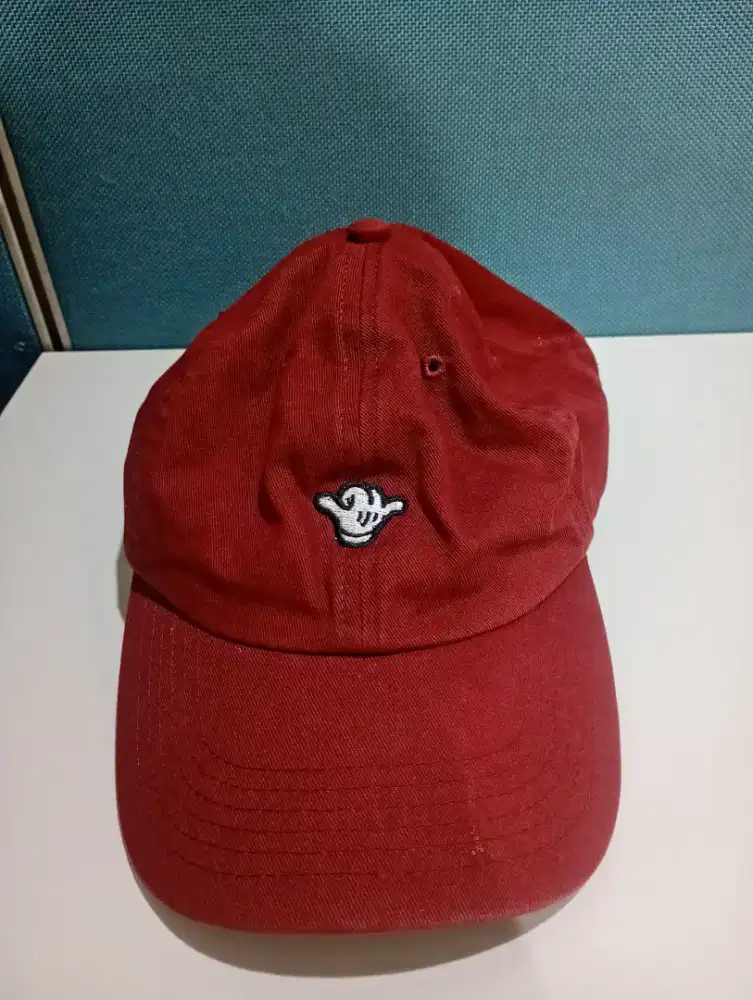 Topi Elders Company Warna Merah All Size