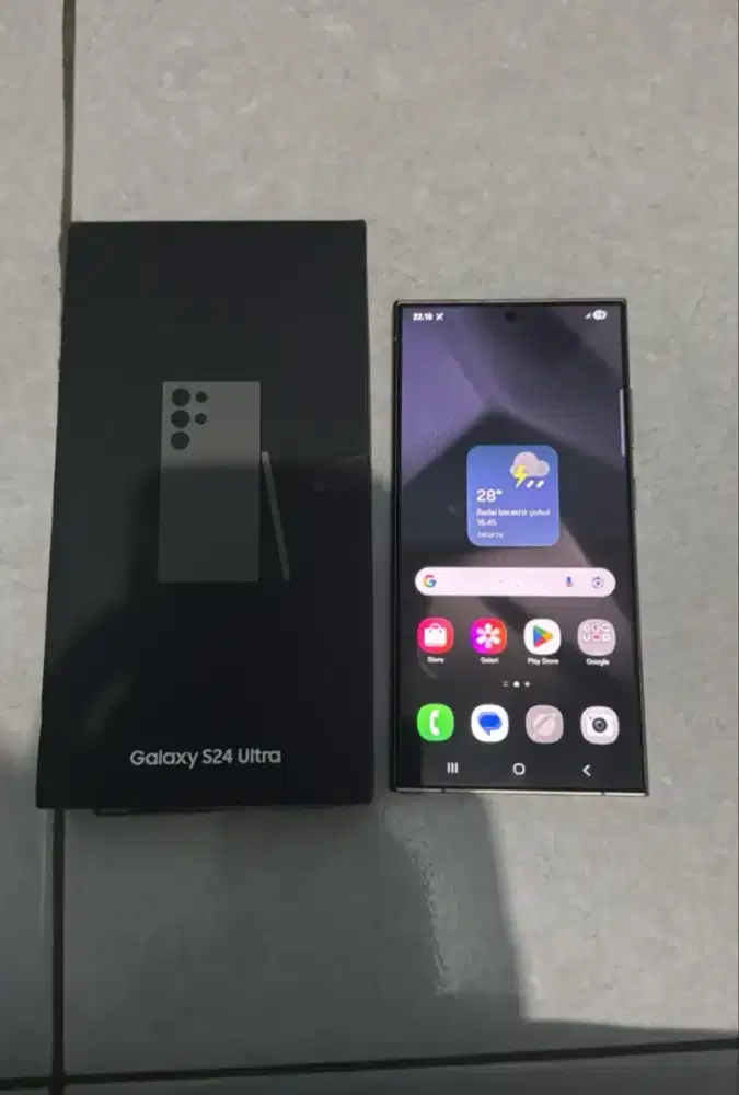 Dijual Samsung S24 Ultra 12/256Gb ex sein
Nominus, fullset, orian