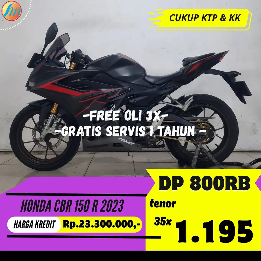 HONDA CBR 150 R 2023 KREDIT DP 800RB ANGSURAN SANGAT TERJANGKAU