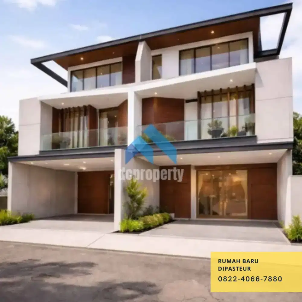 Rumah baru elegant 3 lantai Cicendo Pasteur