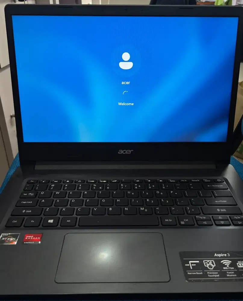 Acer Aspire 3 A314-22 Ryzen 3 Black Fullset Segelan
