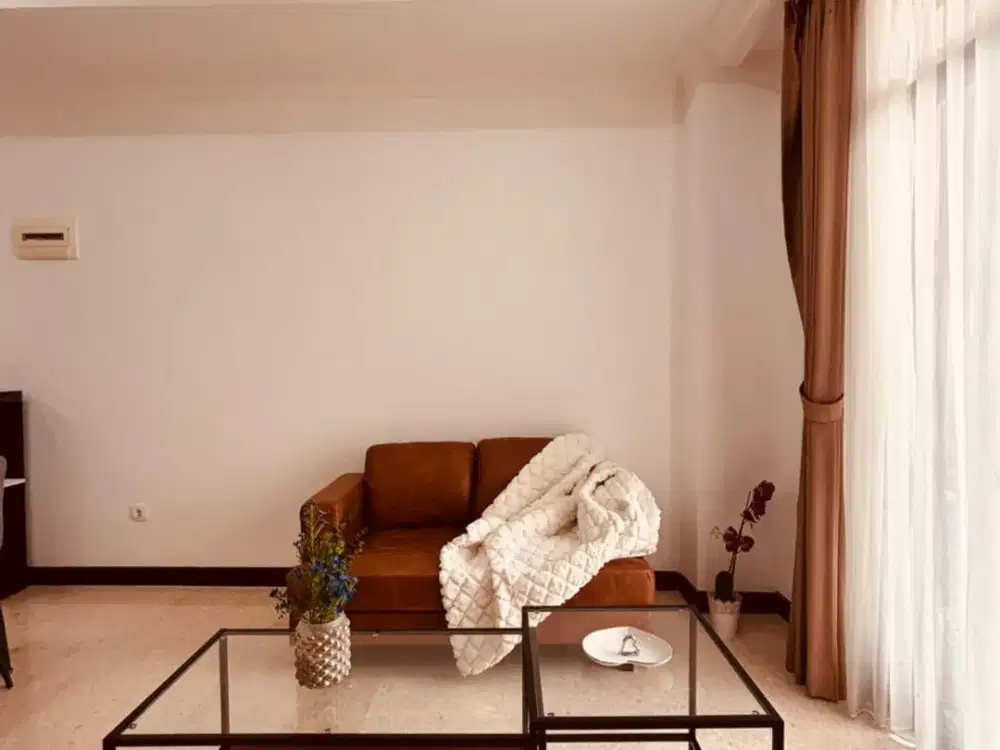 2 BR, Apartement Permata Hijau Suites, Fully Furnished, Siap Huni, Rp. 12.000.000 / bulan