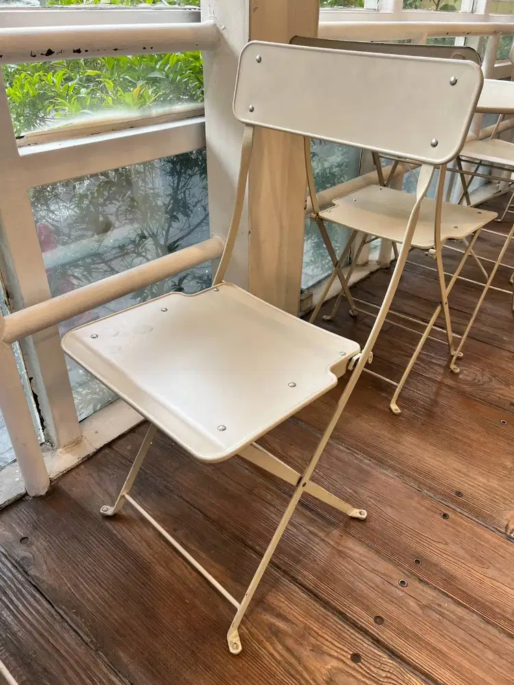 dijual kursi besi lipat ikea saltholmen