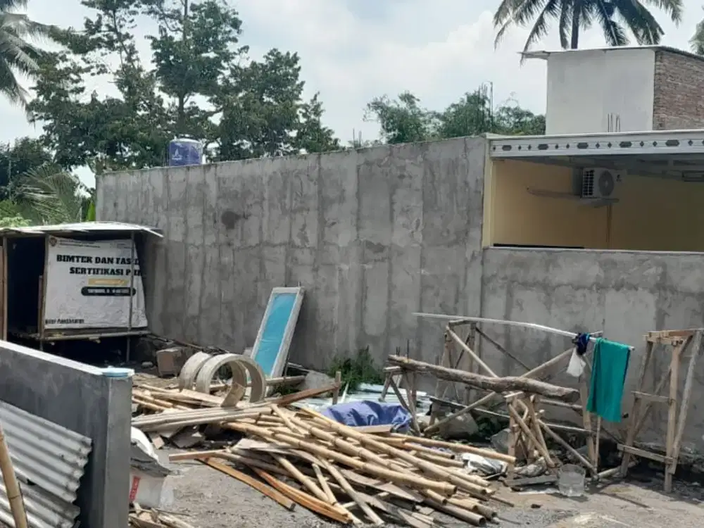Tanah kavling dlm cluster di barat BRI Turi Sleman Akses Mudah.JK4014