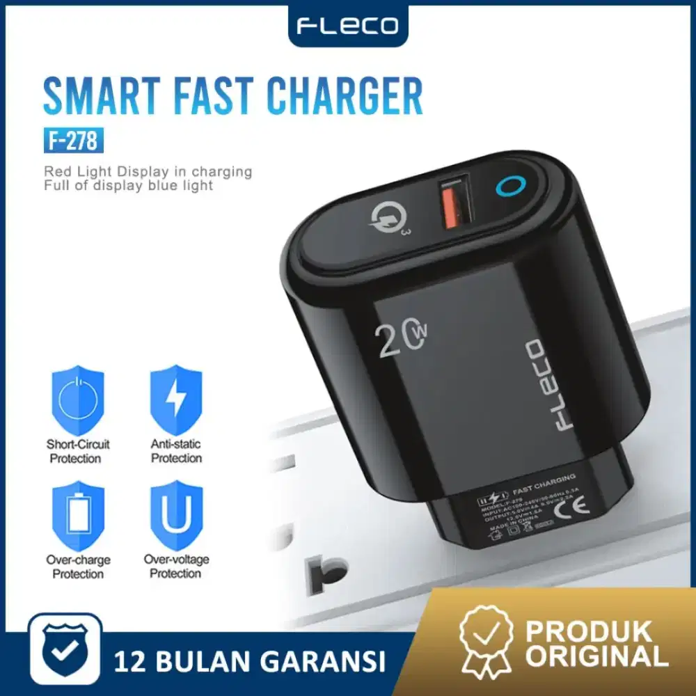 FLECO 20W MICRO USB FAST CHARGING REAL (NEW)