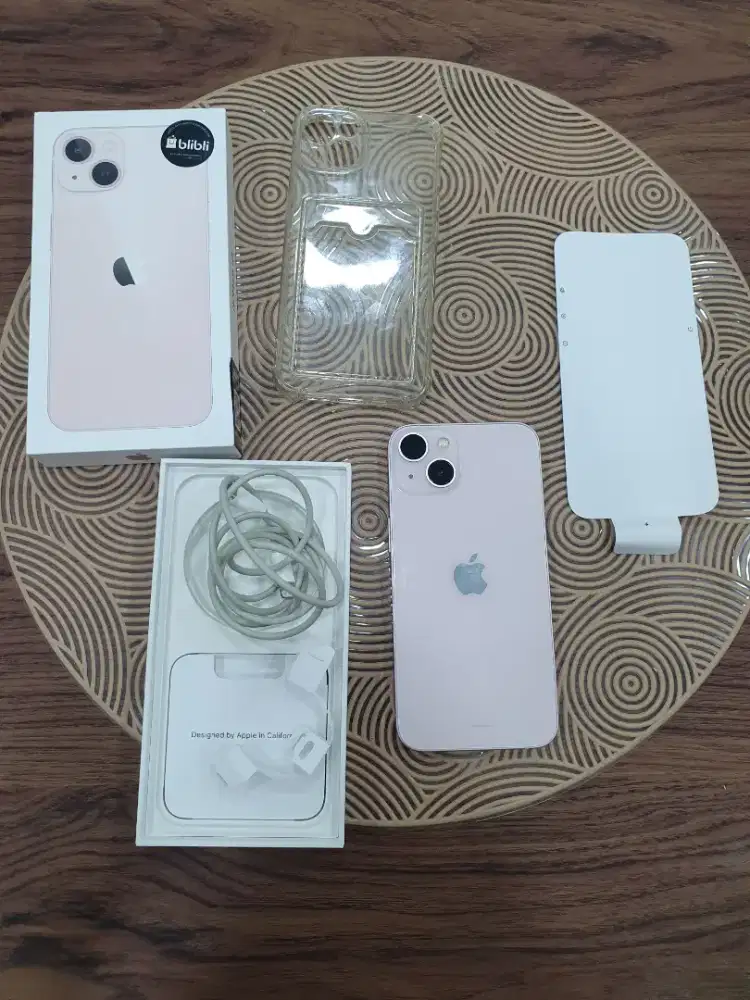 Iphone 13 256gb bh85% pink mulus perfect resmi bli2