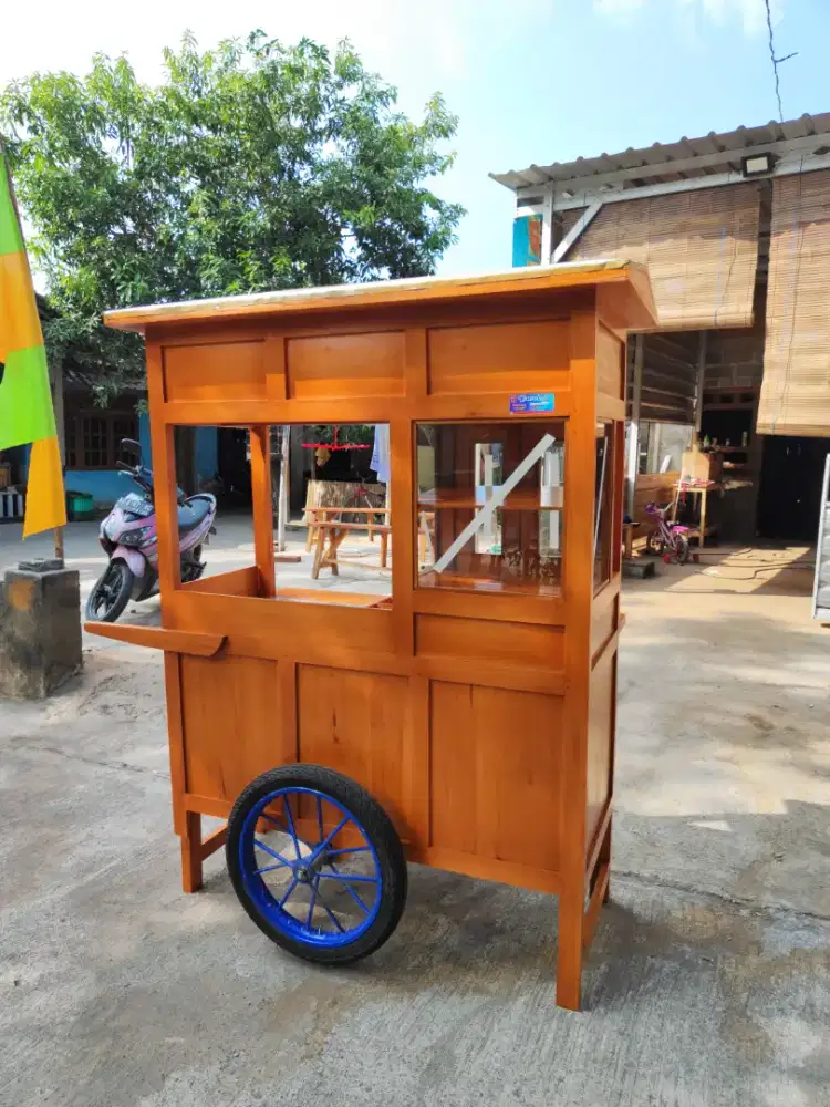 Gerobak Angkringan jg Melayani Pesanan Grobak Bakso Mie Bubur Sate dlL