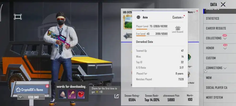 JUAL AKUN UTAMA BU PENSI 8 tahun