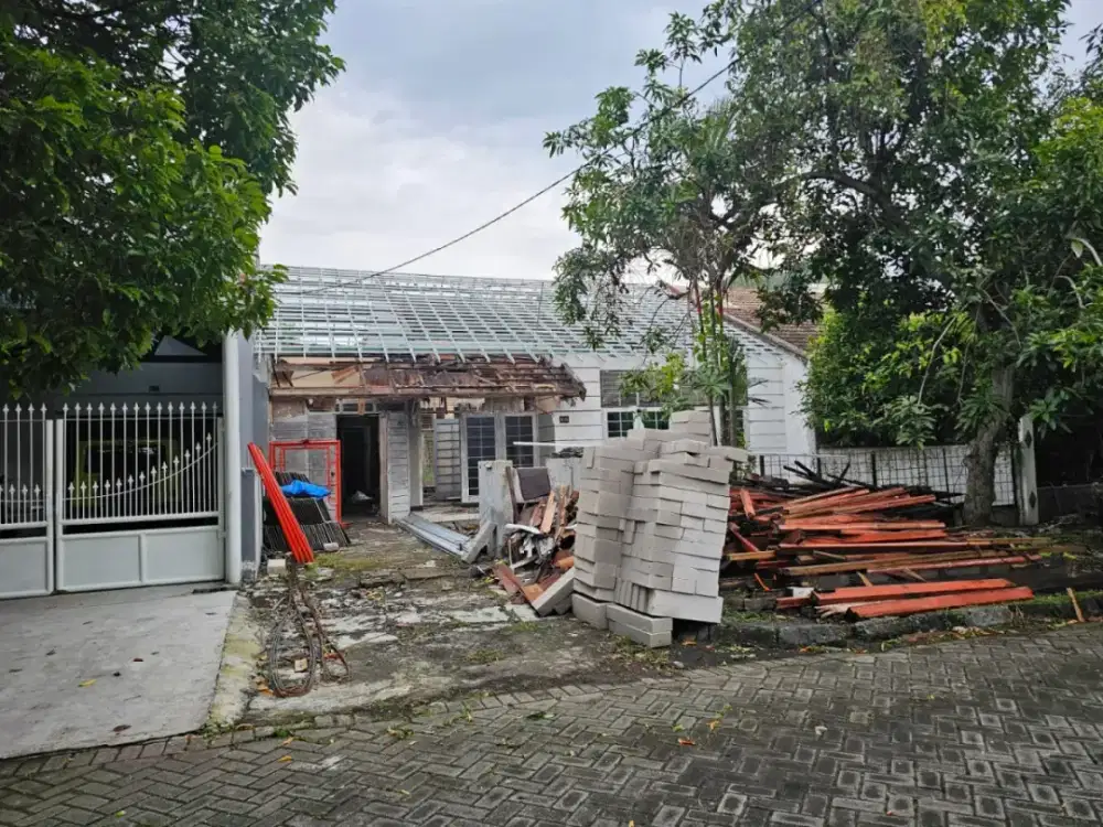 Dijual Rumah Kosongan LT 360 -  Daerah Wiyung – Lokasi Strategis Surabaya Barat