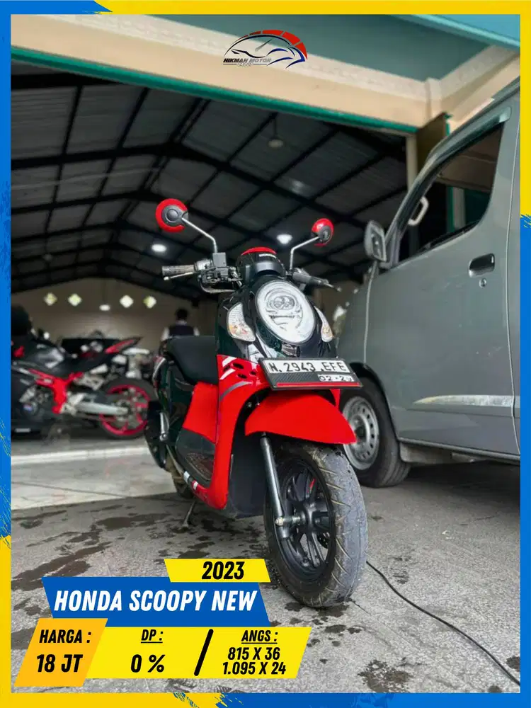 HONDA SCOOPY NEW 2023 NEGO SAMPE DEAL BOSKUU HIKMAH MOTOR KEPUH