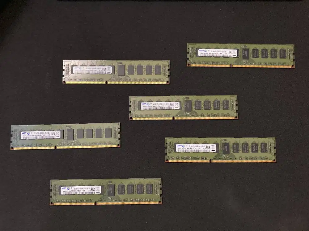 RAM Server Samsung 6x4GB DDR3L 1333MHz ECC Registered (PC3L-10600R)