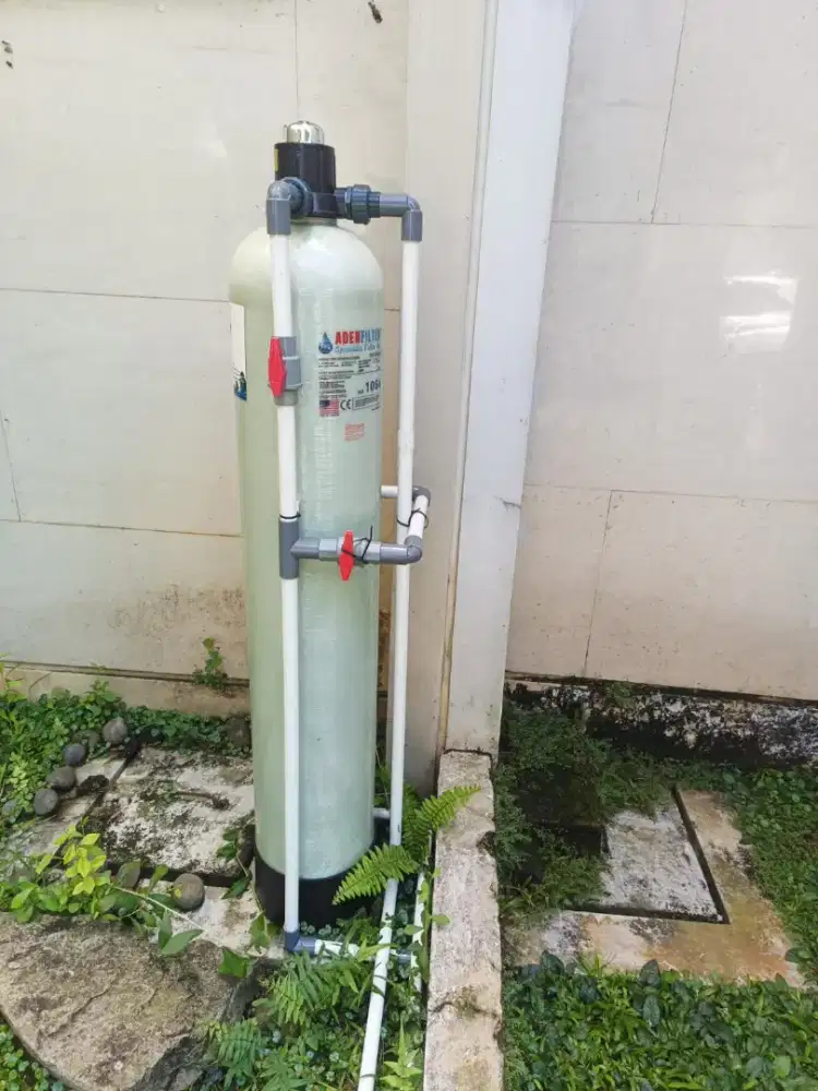 Water filter adenfitler manual backwash