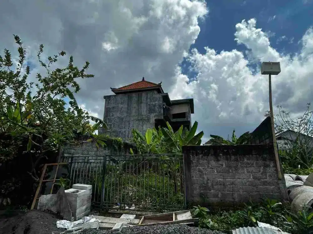 JUAL CEPAT Tanah Luas 100m Jl Cargo Taman, Ubung Denpasar Zona Kuning Status Hak Milik