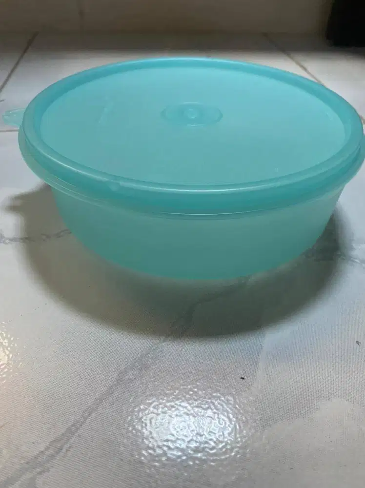 Wadah snack lauk hijau