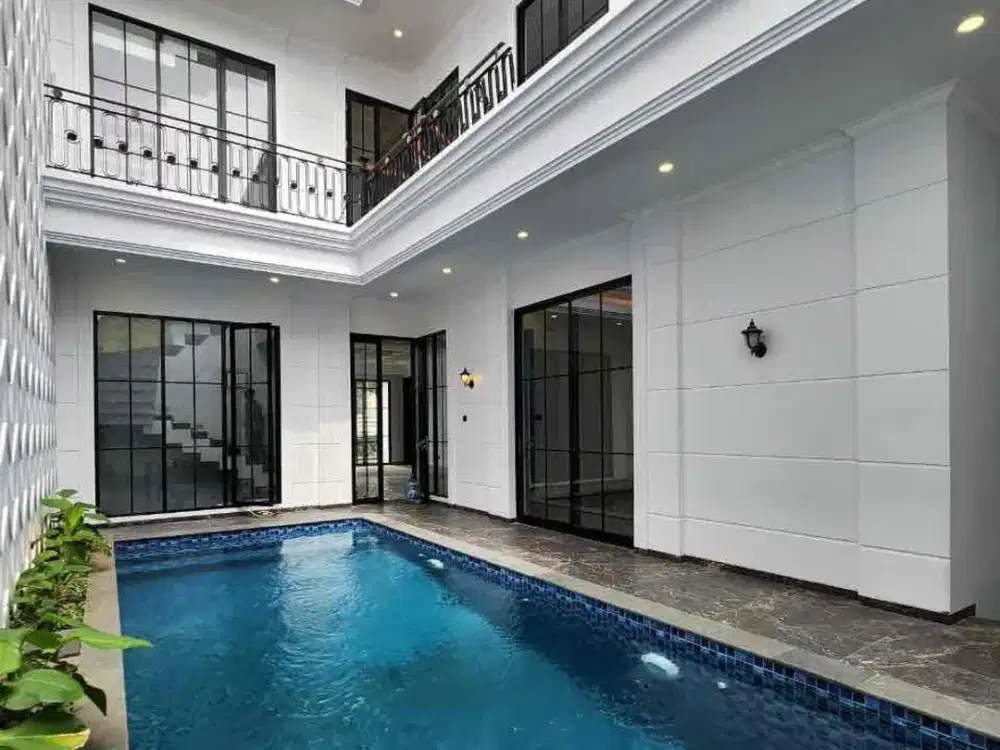 Dijual brand new rumah mewah design Classik siap huni dkt Mrt di cilandak