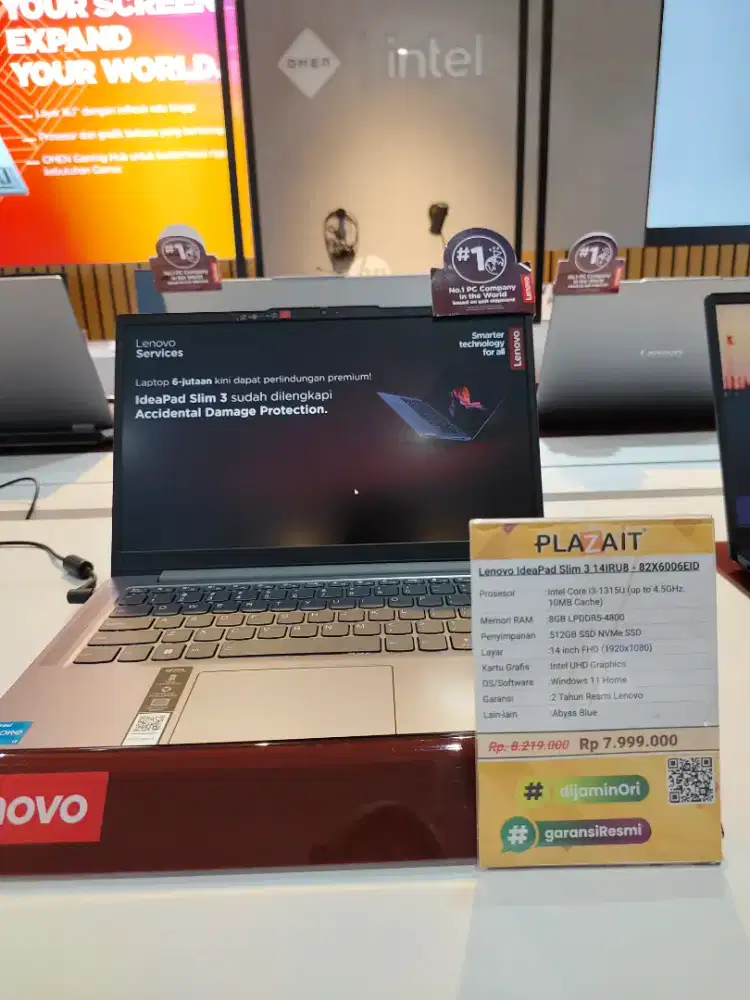 Lenovo IdeaPad Slim 3 14IRU8

Intel Core i3-1315U/8GB/512GB SSD