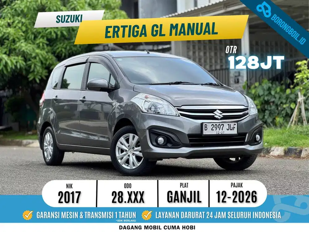 Verry low km Suzuki Ertiga 1.4 Gl mt 2017 Bensin