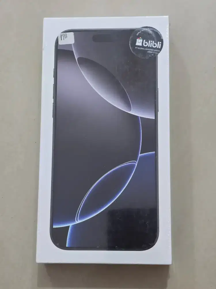 iPhone 16 Pro Max 1TB Black BNIB greenpeel resmi iBox 17 S26 X9 X300
