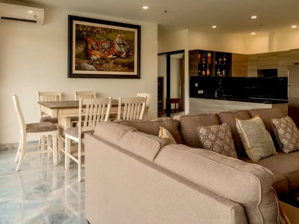 3 BR Apartemen Graha Golf Full Furnish Tower Arion + AC 5 Unit