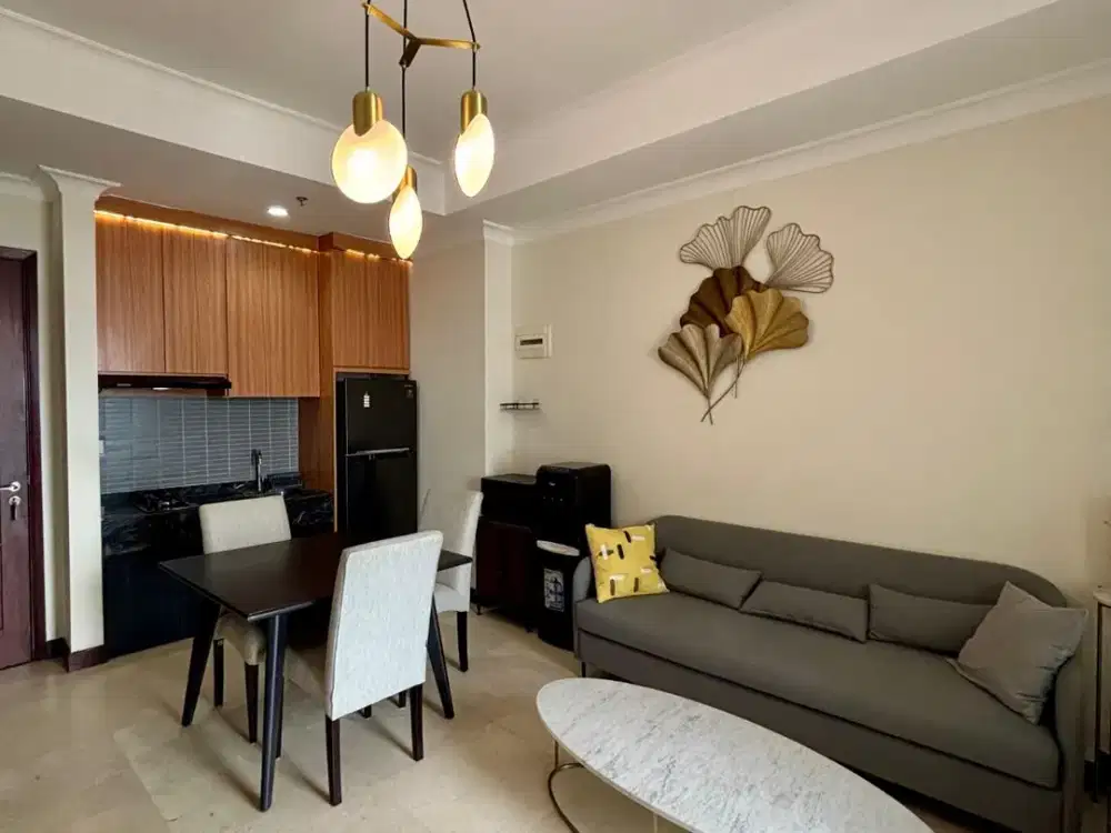 2 BR, Apartement Permata Hijau Suites, Fully Furnished, Siap Huni, Rp. 12.000.000 / bulan
