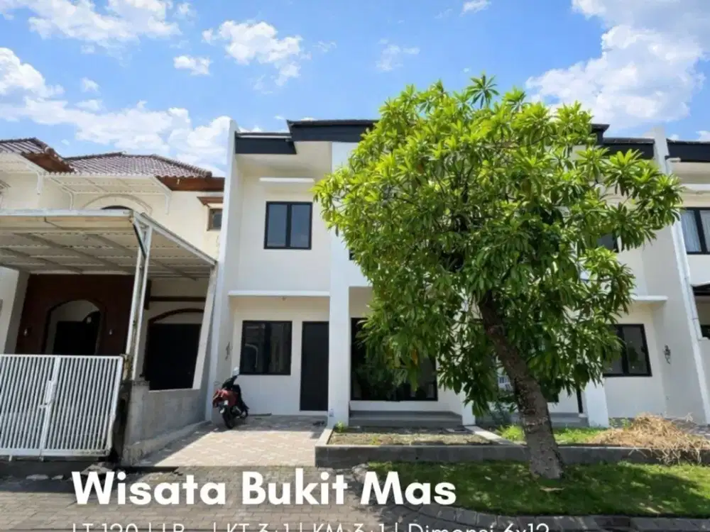 Rumah Wisata Bukit Mas, Cluster Madrid, New, Minimalis