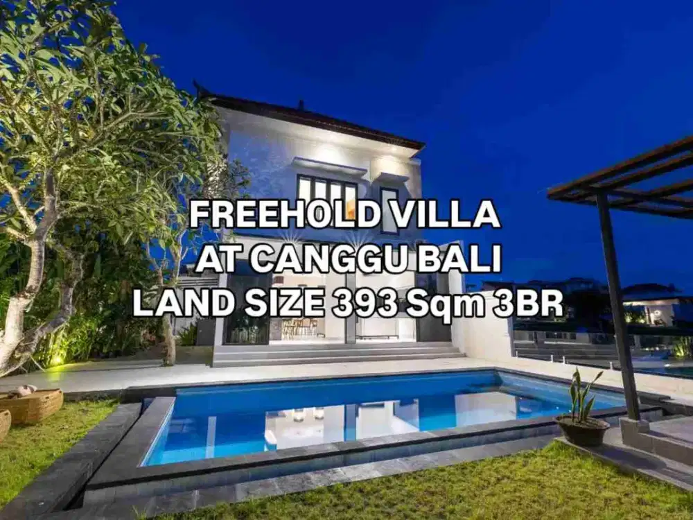 Villa Dengan Taman Yang Luas di Canggu Badung Bali