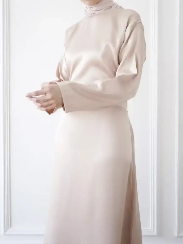 Manset dress inner hijab nude