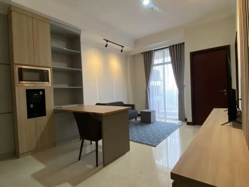 Apartement Permata Hijau Suites, 2 BR, Fully Furnished, Siap Huni, RP. 12.000.000 / bulan