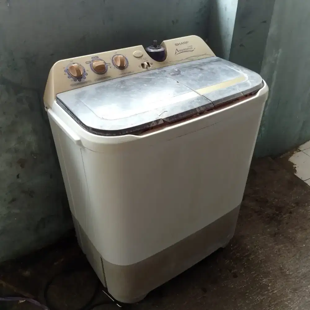 Jual mesin cuci merk sharp kpsitas 9kg fungsi normal