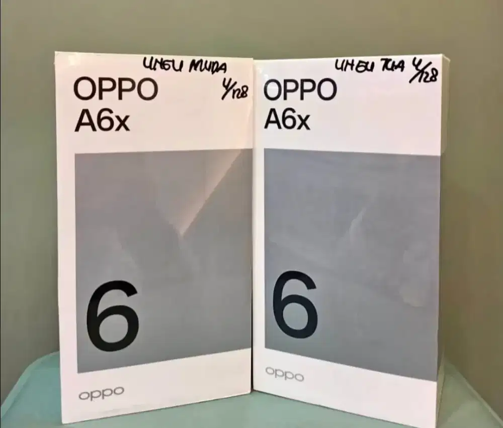 OPPO A6X 4+8/128 BARU RESMI