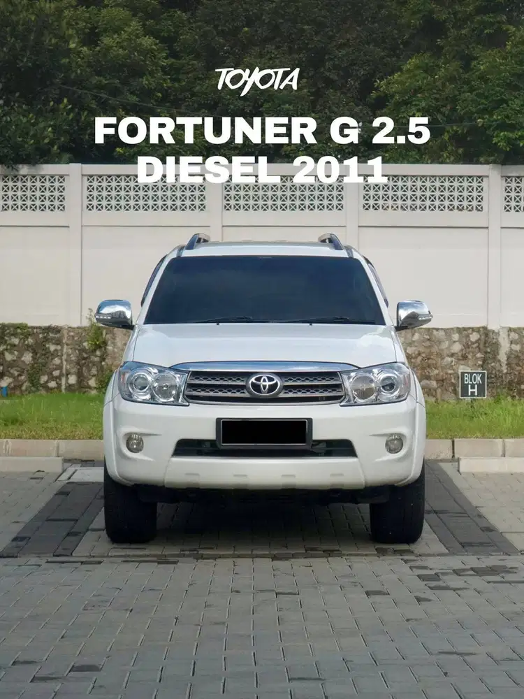 Toyota Fortuner G Diesel 2011