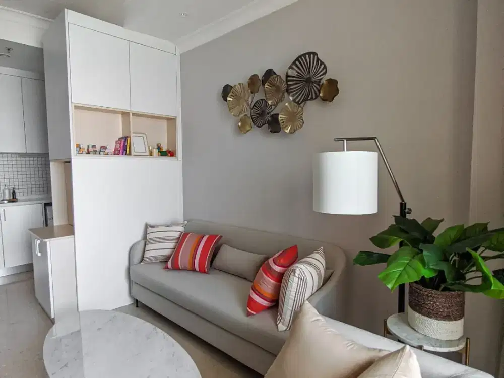 Apartement Permata Hijau Suites, 2 BR, Fully Furnished, Siap Huni, RP. 12.000.000 / bulan