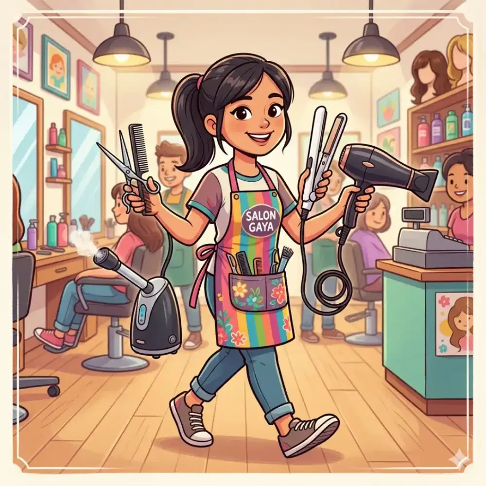 Dibutuhkan kapster salon wanita