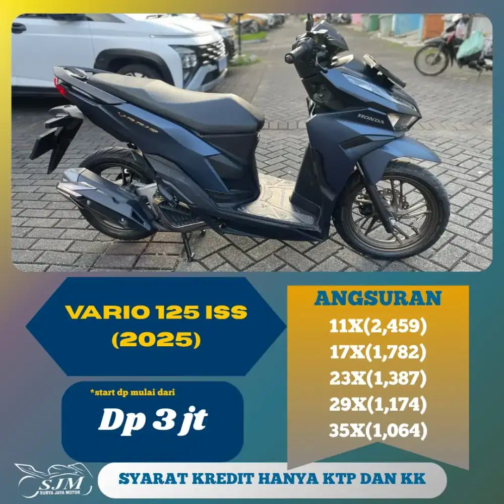HONDA VARIO 125 CBS ISS 2025 SIAP PAKAI