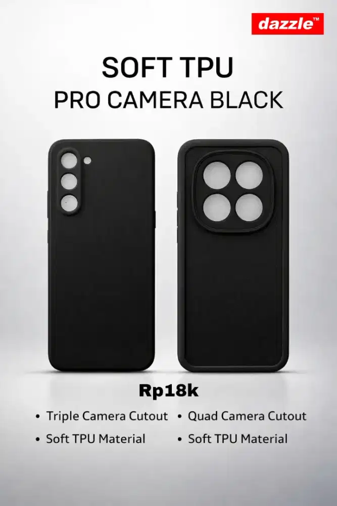 SOft TPu Black Pro Camera